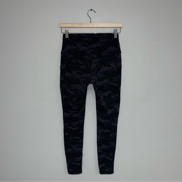 Colourfulkoala Leggings Women's Size Small Deep Grey Camo 25'' Inseam Pockets - Picture 8 of 9